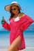 Crochet Side Split Beach Coverups Swimwear Dress